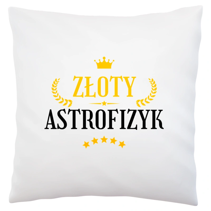 Złoty Astrofizyk - Poduszka Biała