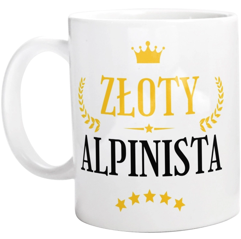 Złoty Alpinista - Kubek Biały