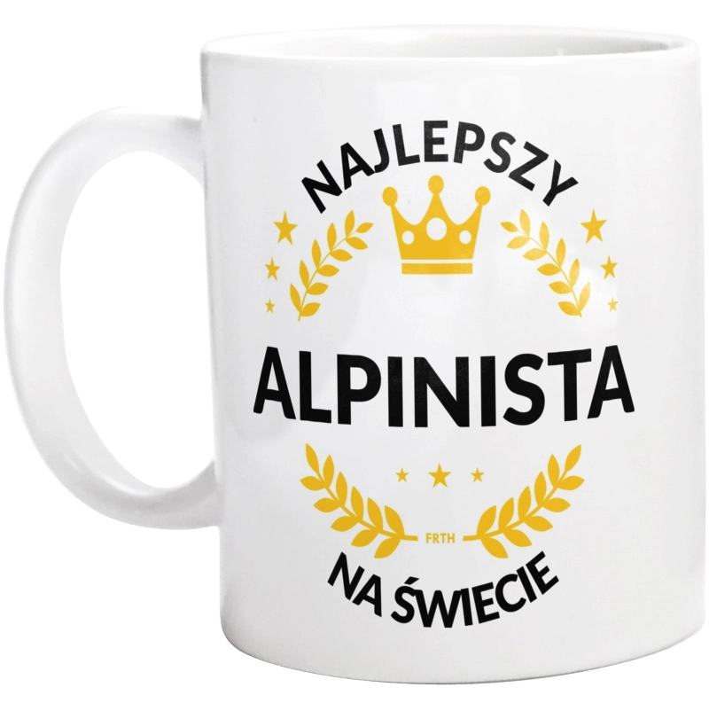 Najlepszy Alpinista Na Świecie - Kubek Biały