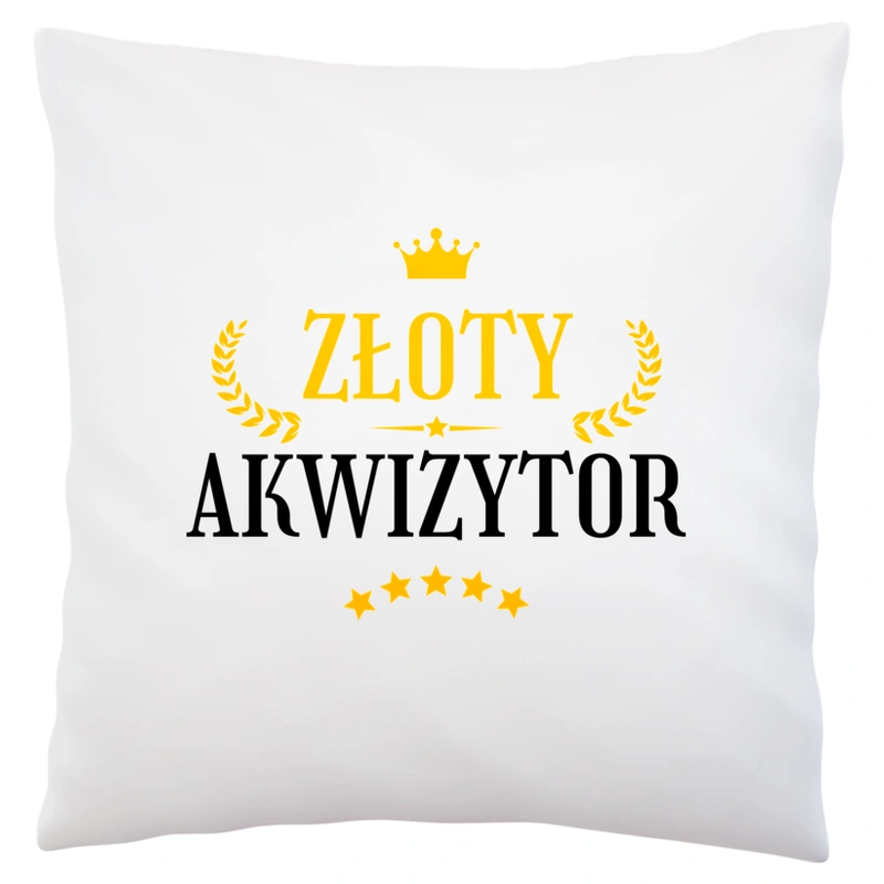 Złoty Akwizytor - Poduszka Biała