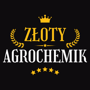 Złoty Agrochemik - Męska Koszulka Czarna