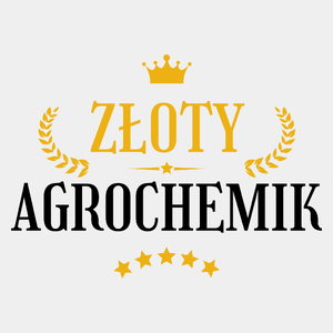 Złoty Agrochemik - Męska Koszulka Biała