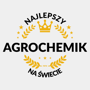 Najlepszy Agrochemik Na Świecie - Męska Koszulka Biała