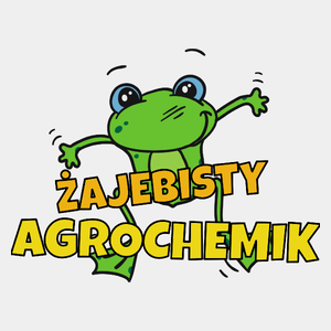 Żajebisty Agrochemik - Męska Koszulka Biała