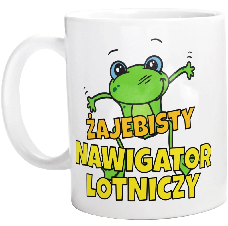 Żajebisty Nawigator Lotniczy - Kubek Biały