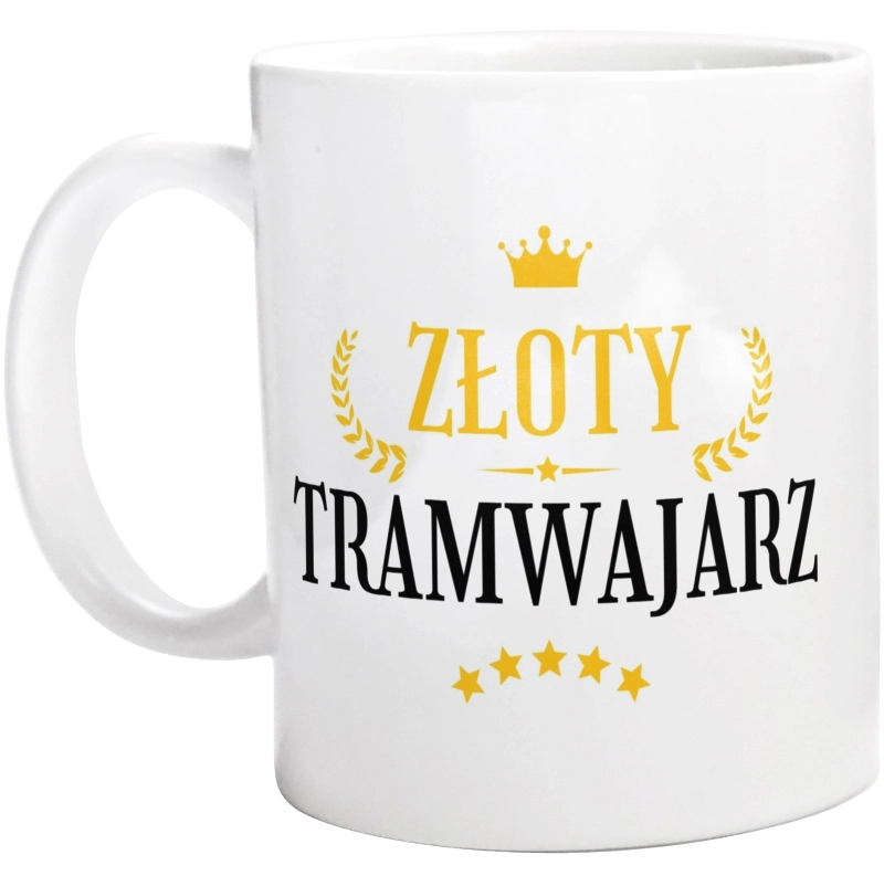 Złoty Tramwajarz - Kubek Biały