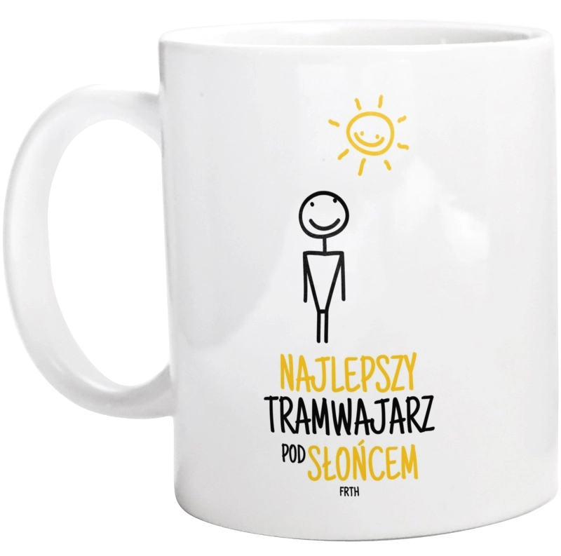 Najlepszy Tramwajarz Pod Słońcem - Kubek Biały