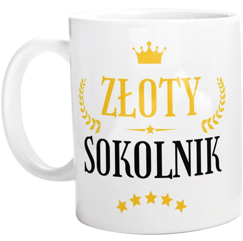 Złoty Sokolnik - Kubek Biały