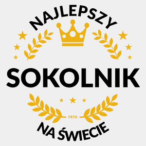 Najlepszy Sokolnik Na Świecie - Męska Koszulka Biała