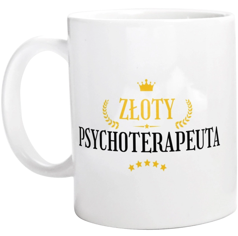 Złoty Psychoterapeuta - Kubek Biały