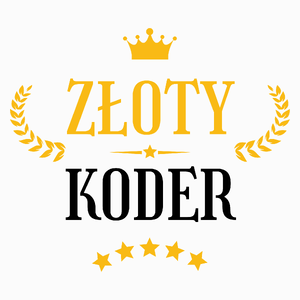 Złoty Koder - Poduszka Biała