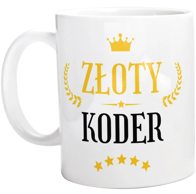 Złoty Koder - Kubek Biały