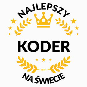 Najlepszy Koder Na Świecie - Poduszka Biała