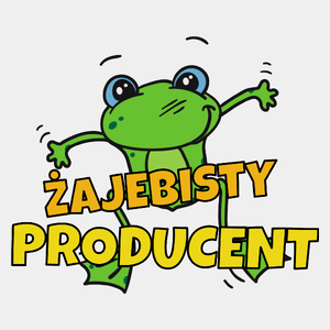 Żajebisty Producent - Męska Koszulka Biała