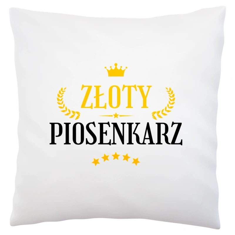 Złoty Piosenkarz - Poduszka Biała