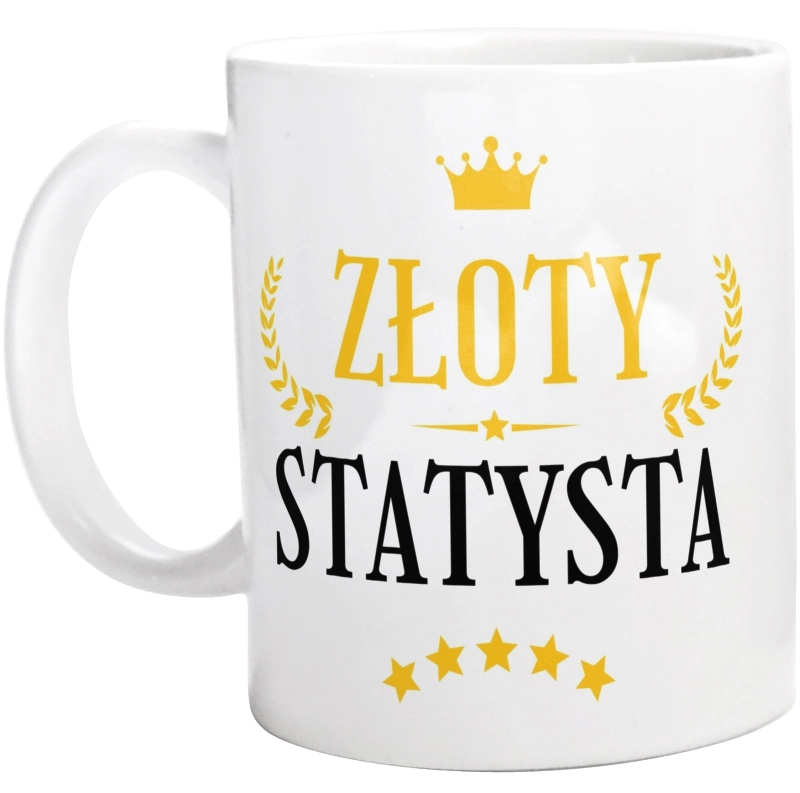 Złoty Statysta - Kubek Biały