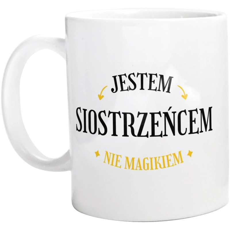 Jestem Siostrzeńcem Nie Magikiem - Kubek Biały