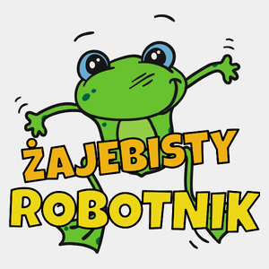 Żajebisty Robotnik - Męska Koszulka Biała