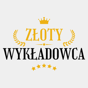 Złoty Wykładowca - Męska Koszulka Biała