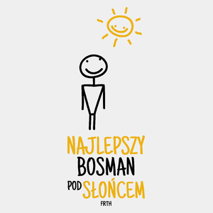 Najlepszy Bosman Pod Słońcem - Męska Koszulka Biała