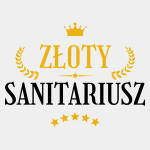 Złoty Sanitariusz - Męska Koszulka Biała