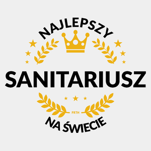 Najlepszy Sanitariusz Na Świecie - Męska Koszulka Biała