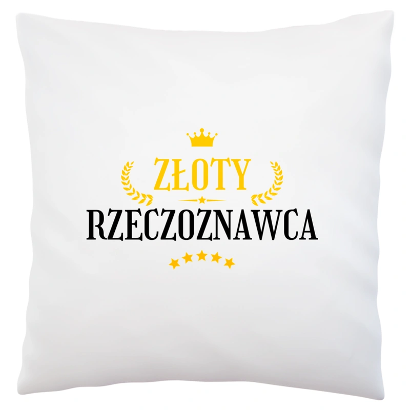 Złoty Rzeczoznawca - Poduszka Biała