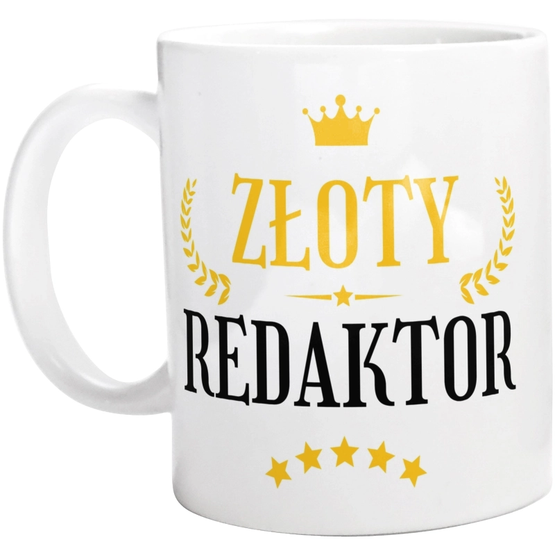 Złoty Redaktor - Kubek Biały