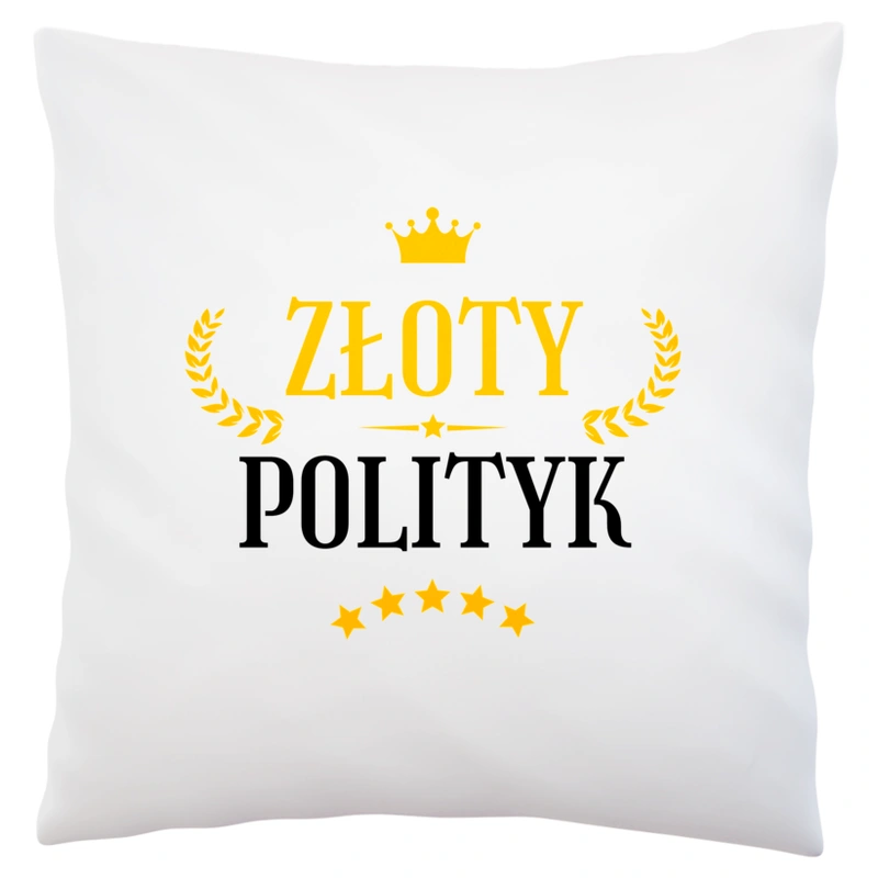 Złoty Polityk - Poduszka Biała