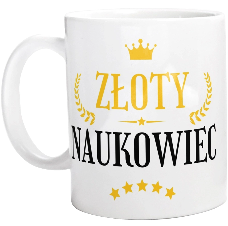 Złoty Naukowiec - Kubek Biały