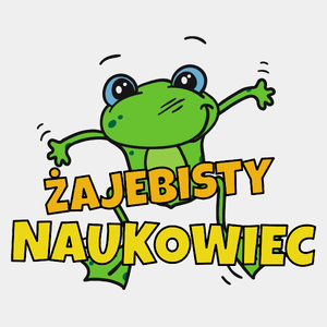 Żajebisty Naukowiec - Męska Koszulka Biała