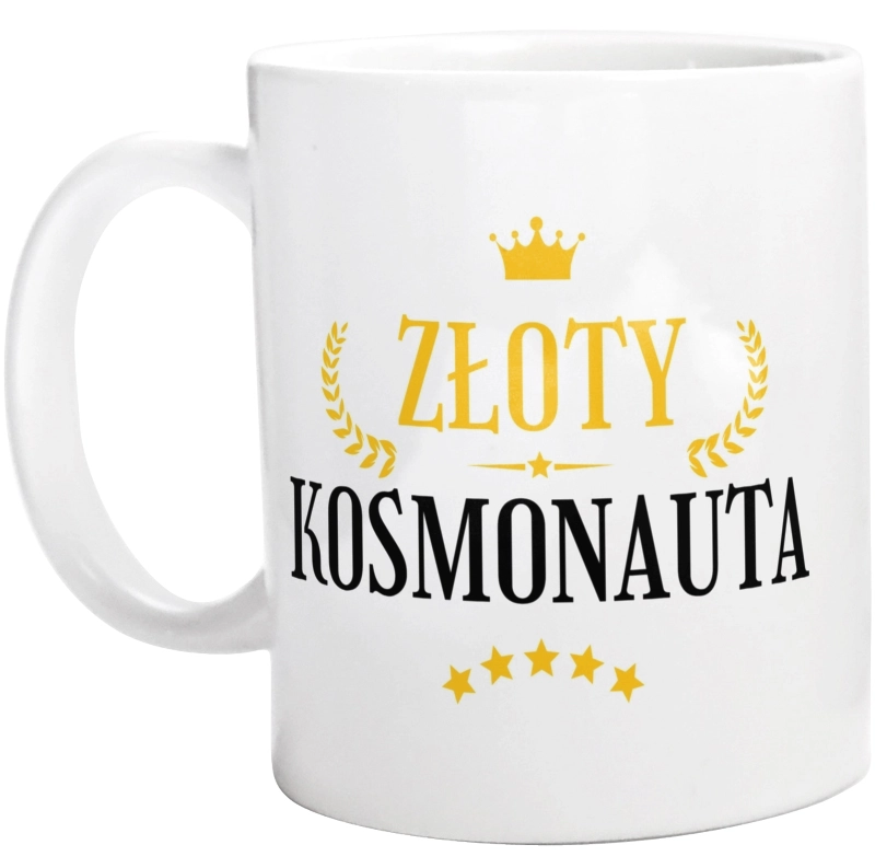 Złoty Kosmonauta - Kubek Biały