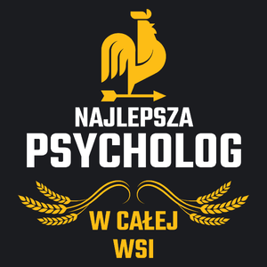 Najlepsza Psycholog W Całej Wsi - Damska Koszulka Czarna