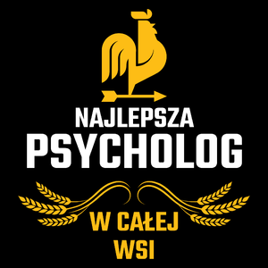 Najlepsza Psycholog W Całej Wsi - Torba Na Zakupy Czarna