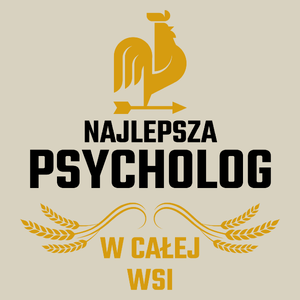 Najlepsza Psycholog W Całej Wsi - Torba Na Zakupy Natural