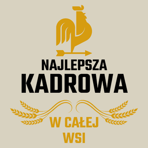 Najlepsza Kadrowa W Całej Wsi - Torba Na Zakupy Natural