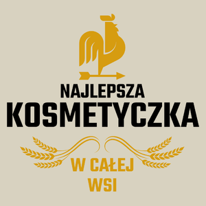 Najlepsza Kosmetyczka W Całej Wsi - Torba Na Zakupy Natural