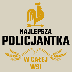 Najlepsza Policjantka W Całej Wsi - Torba Na Zakupy Natural