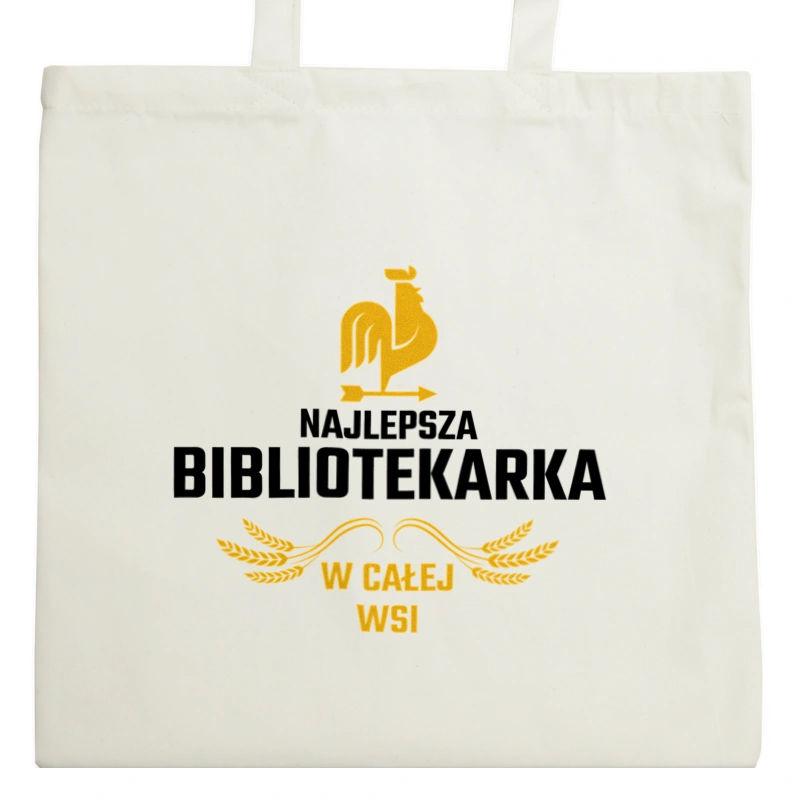 Najlepsza Bibliotekarka W Całej Wsi - Torba Na Zakupy Natural