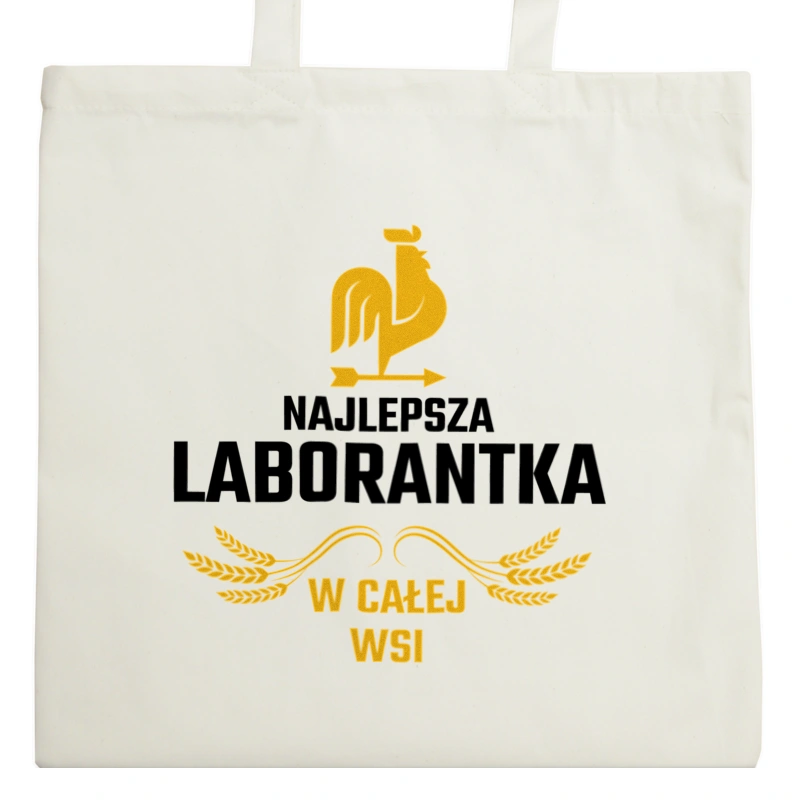 Najlepsza Laborantka W Całej Wsi - Torba Na Zakupy Natural