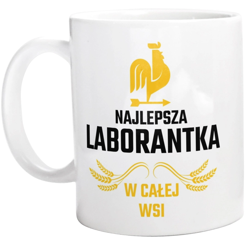 Najlepsza Laborantka W Całej Wsi - Kubek Biały