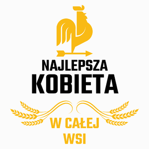 Najlepsza Kobieta W Całej Wsi - Poduszka Biała