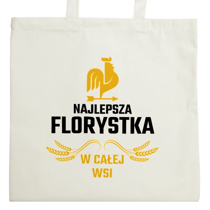 Najlepsza Florystka W Całej Wsi - Torba Na Zakupy Natural