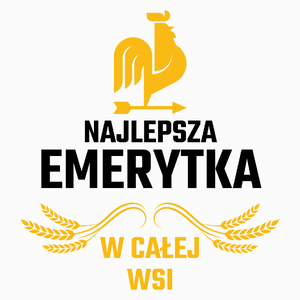 Najlepsza Emerytka W Całej Wsi - Poduszka Biała