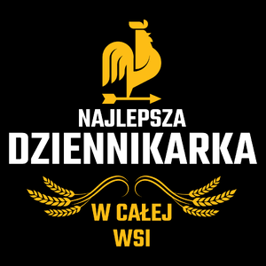 Najlepsza Dziennikarka W Całej Wsi - Torba Na Zakupy Czarna