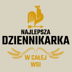 Najlepsza Dziennikarka W Całej Wsi - Torba Na Zakupy Natural