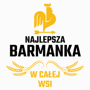 Najlepsza Barmanka W Całej Wsi - Poduszka Biała