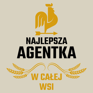 Najlepsza Agentka W Całej Wsi - Torba Na Zakupy Natural