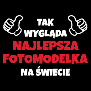 Tak Wygląda Najlepsza Fotomodelka Na Świecie - Torba Na Zakupy Czarna