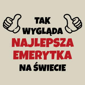 Tak Wygląda Najlepsza Emerytka Na Świecie - Torba Na Zakupy Natural